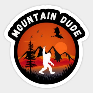 Mountain Dude Sticker